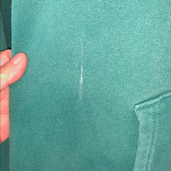 Unisex Gently Loved Obey Green Hoodie with Yellow Bird Embroidery Love Movement - Picture 4 of 10